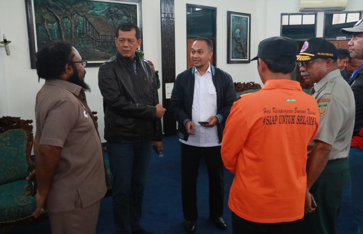 Tiba di Jayapura, Kepala BNPB Dorong Penanganan di Sumber Bencana